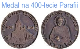 Medal na 400-lecie Parafii