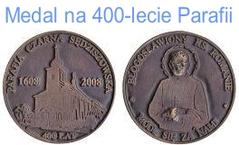 Medal na 400-lecie Parafii